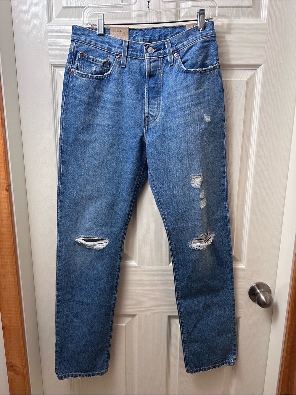 Levi's Women's 501 High Rise Straight Leg Jeans 28x32